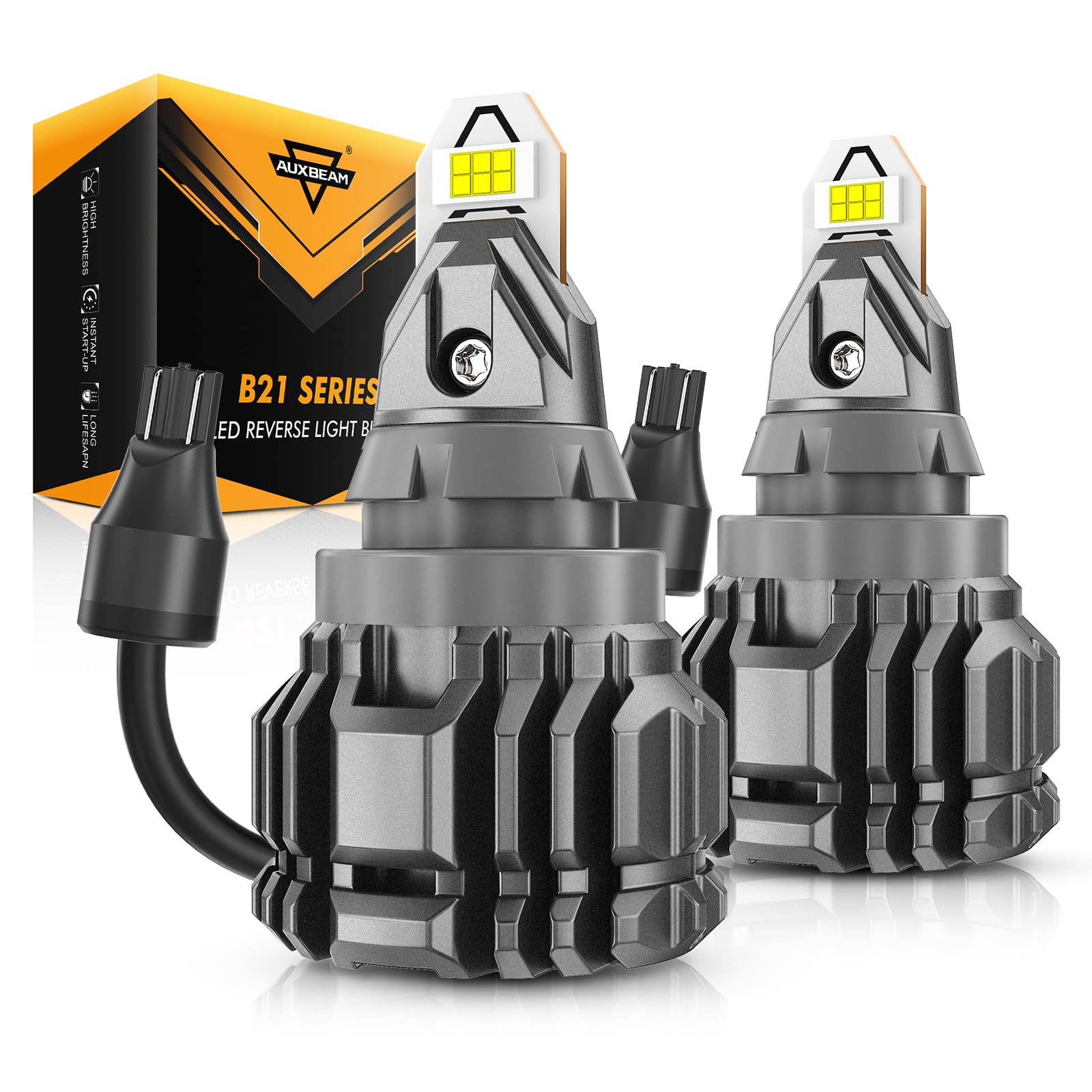 Auxbeam 2026 B21 Series 921 912 LED Bulbs Backup Reverse Light 50W 8000LM
