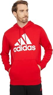 mens Essentials Fleece Big Logo Hoodie