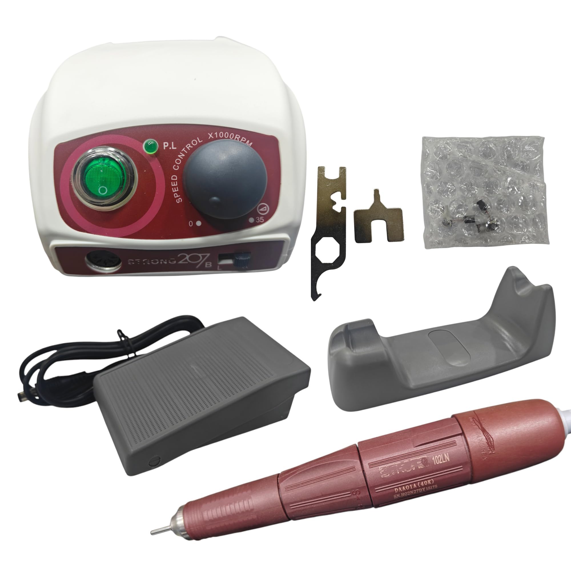 XERFU Strongg 207B Micro Motor Complete Set For Jewellery Polishing, Pedicure, Woodcarving or Diamond Grinding Etc-picture-34
