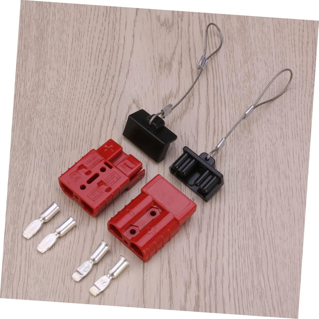 8pcs Battery Quick Connect Plug Battery Switch Winch Cable Disconnect Connector Plugs Terminals