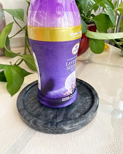 Miniatura 6 de Bandeja de mármol natural, bandeja decorativa circular de piedra de mármol para mostrador, joyas, tocador, bandeja pequeña redonda, 5-12 pulgadas de