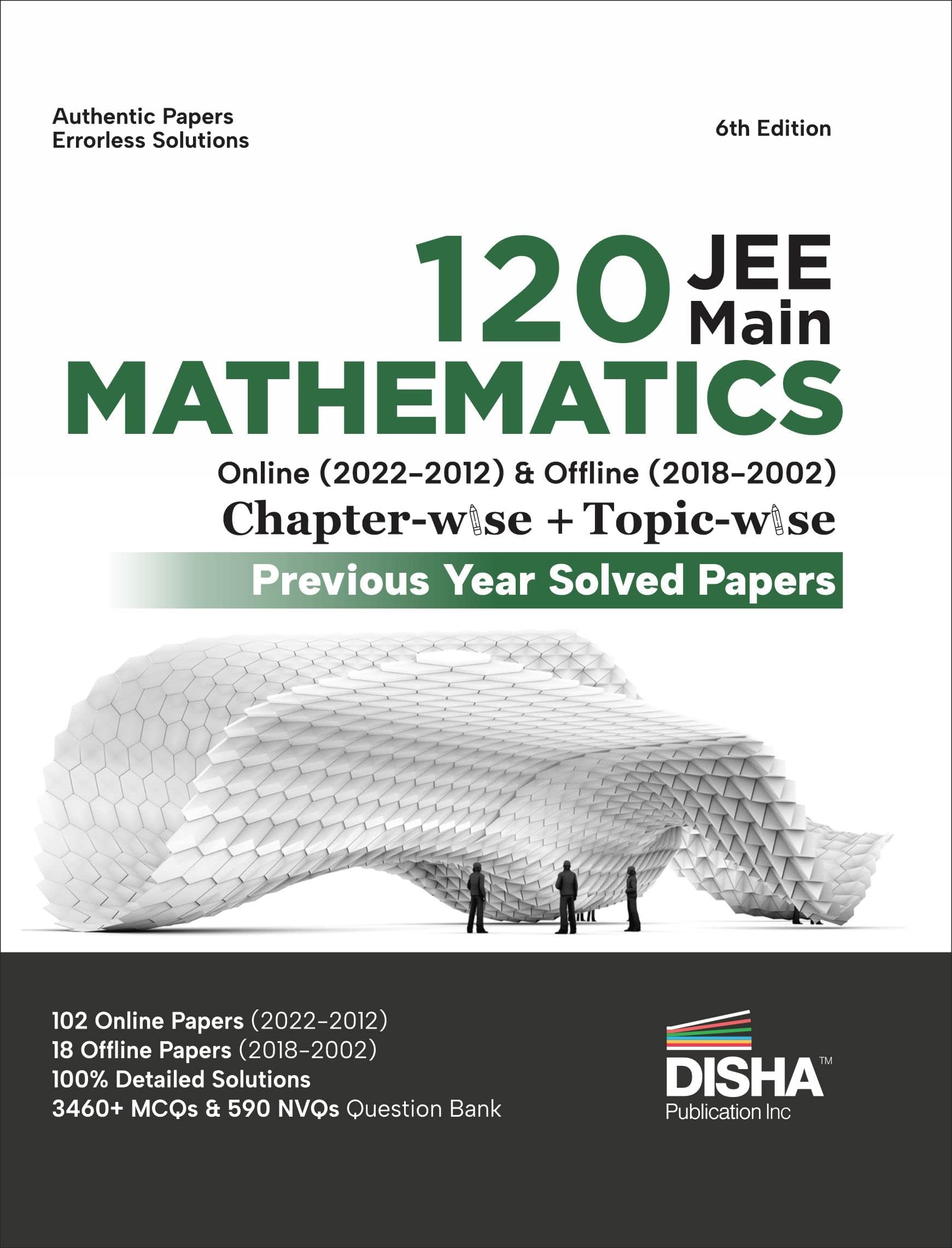 DISHA PUBLICATION 120 JEE Main Mathematics Online (2022 - 2012
