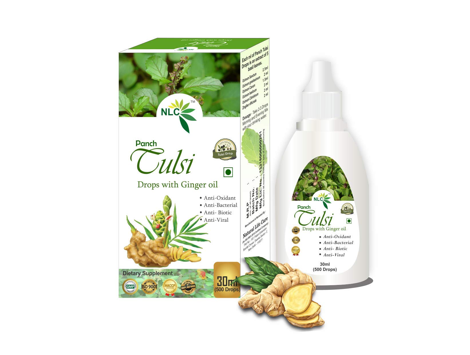 Panch Tulsi Drops with Ginger 30ml (Best Immunity Booster)-image-34