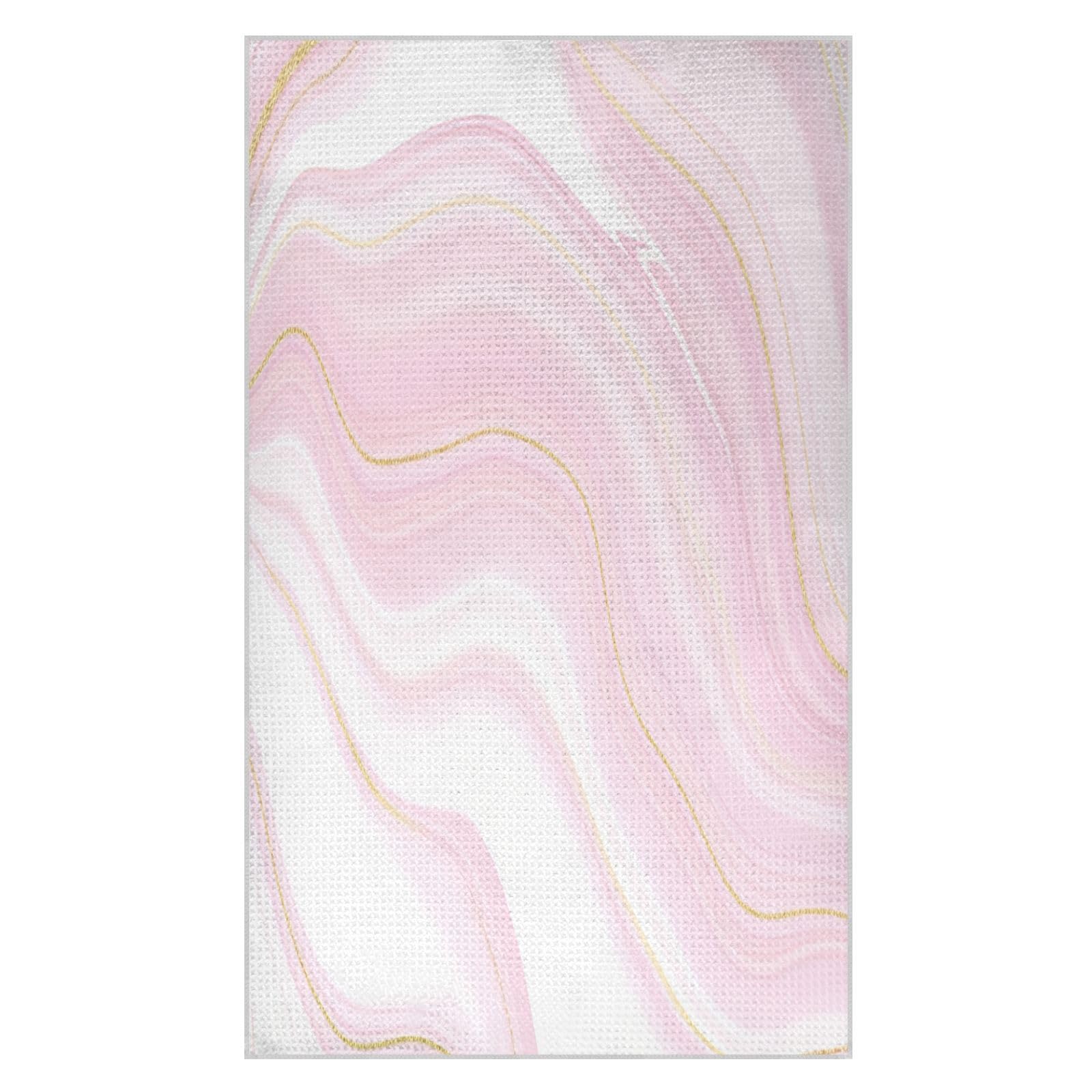 BURSTDDY Marble Kitchen Towels,Absorbent Dish Towels 1 Pack