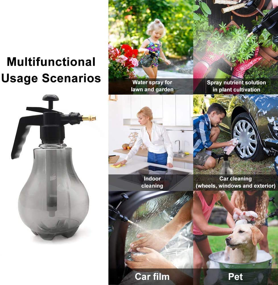 Homecloud Garden Water Sprayer Manual Spray Bottle Pump for Gardening Plants | Shower for Plants & Flowers | Spray Bottles for Lawn Herbicides, Pesticides, Fertilizers | Pack of 1 (Multicolour) - Image 7 thumbnail