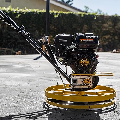 Miniatura 3 de Stark USA 6.5HP Walk-Behind Paleta de cemento 22" Hoja de bandeja flotante 196cc Gas-Powered Smooth Concrete Surface Finisher