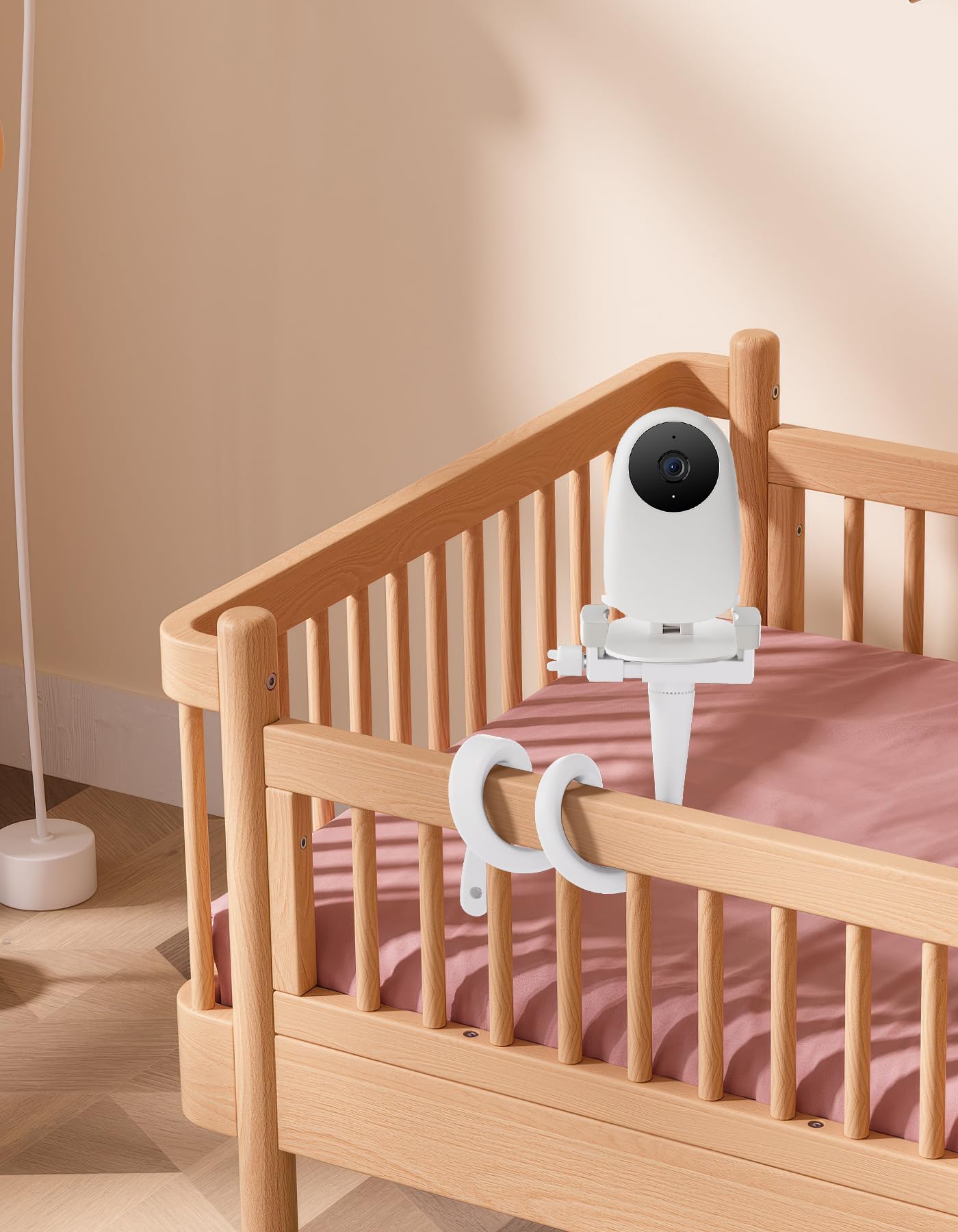 Soporte Universal para Monitor de Bebé GHB Camara,Philips Avent/Momcozy/ieGeek BOIFUN/GHB/Hellobaby,Soporte Flexible para Cámara de Bebé con Rosca 1/4",Compatible con la mayoría de vigilabebés