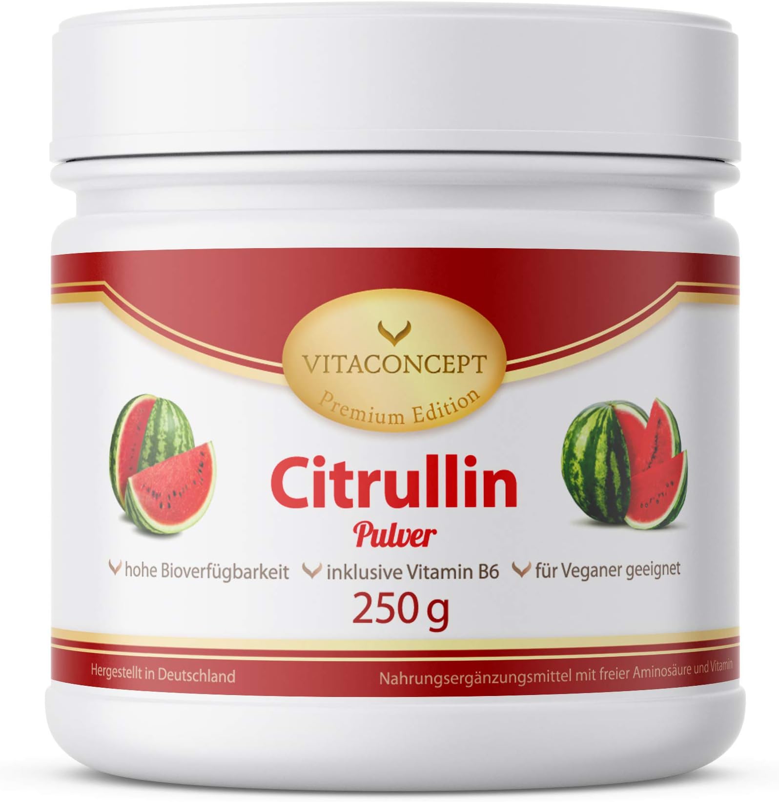 250 g Pure Citrulline Malate (2:1 Ratio) Powder by VITACONCEPT