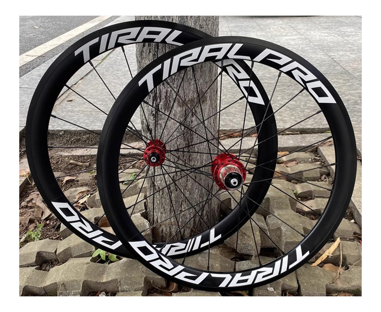 Amazon | OMDHATU 16/20インチBMXバイク用ホイールセット 赤 406mm