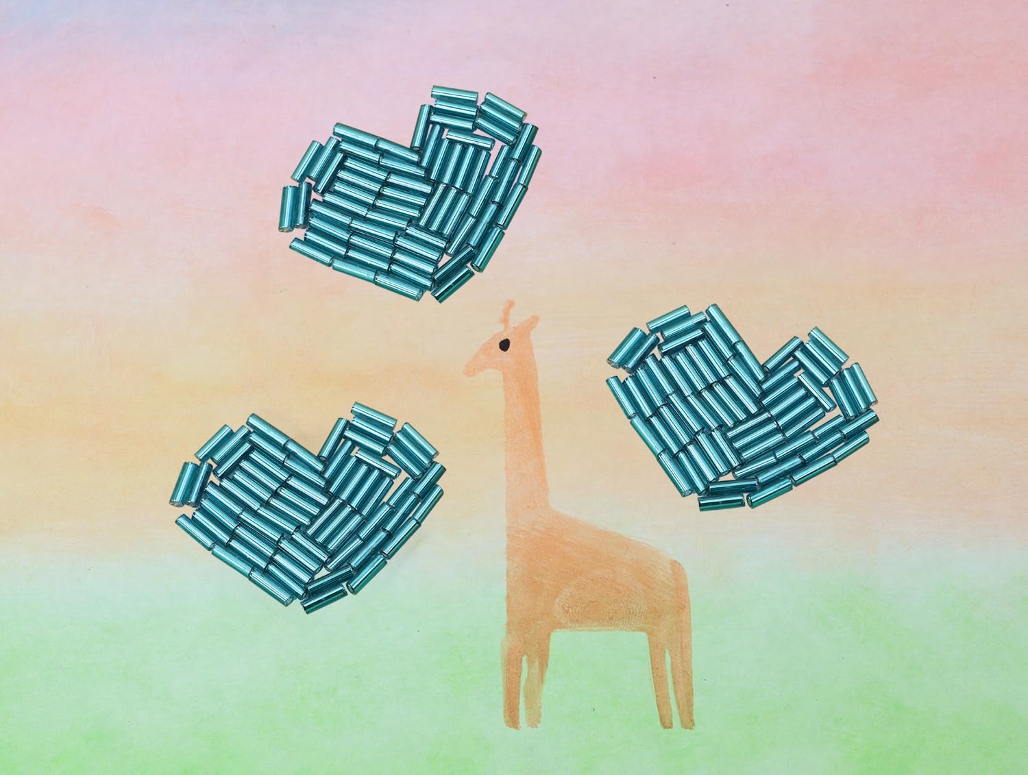 Glass Bugle Beads Penta Angel 1100Pcs /50g Mini Long Tube Seed Beads 2×6mm Small Craft Loose Spacer Bead for Earring Bracelets Necklace Waist Bead Jewelry Making(Teal Blue) - Image 6