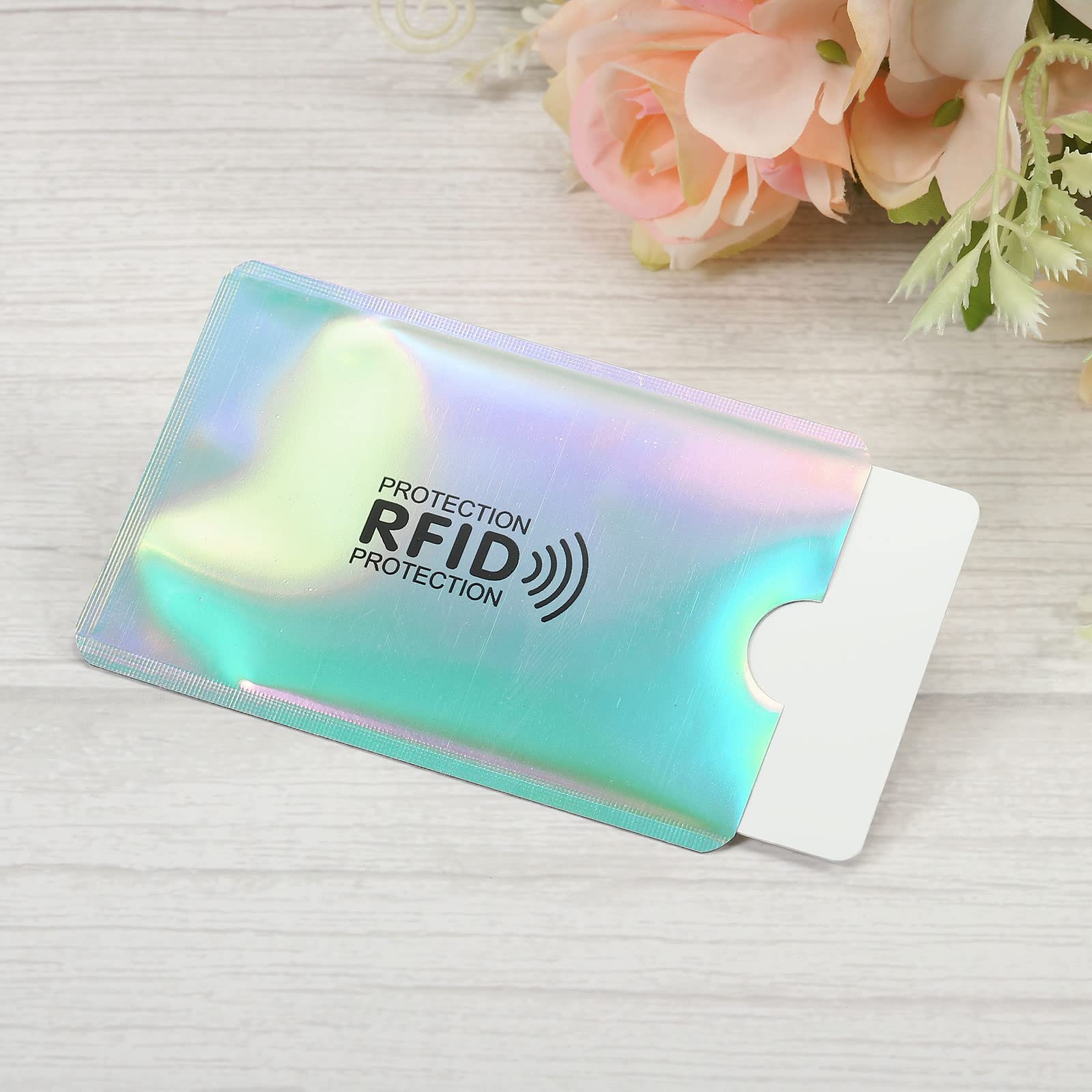 Amazon.com: PATIKIL RFID Blocking Credit Card Sleeves, 30 Pack Contactless  Protector Holder for NFC Purse, Laser Silver : Office Products