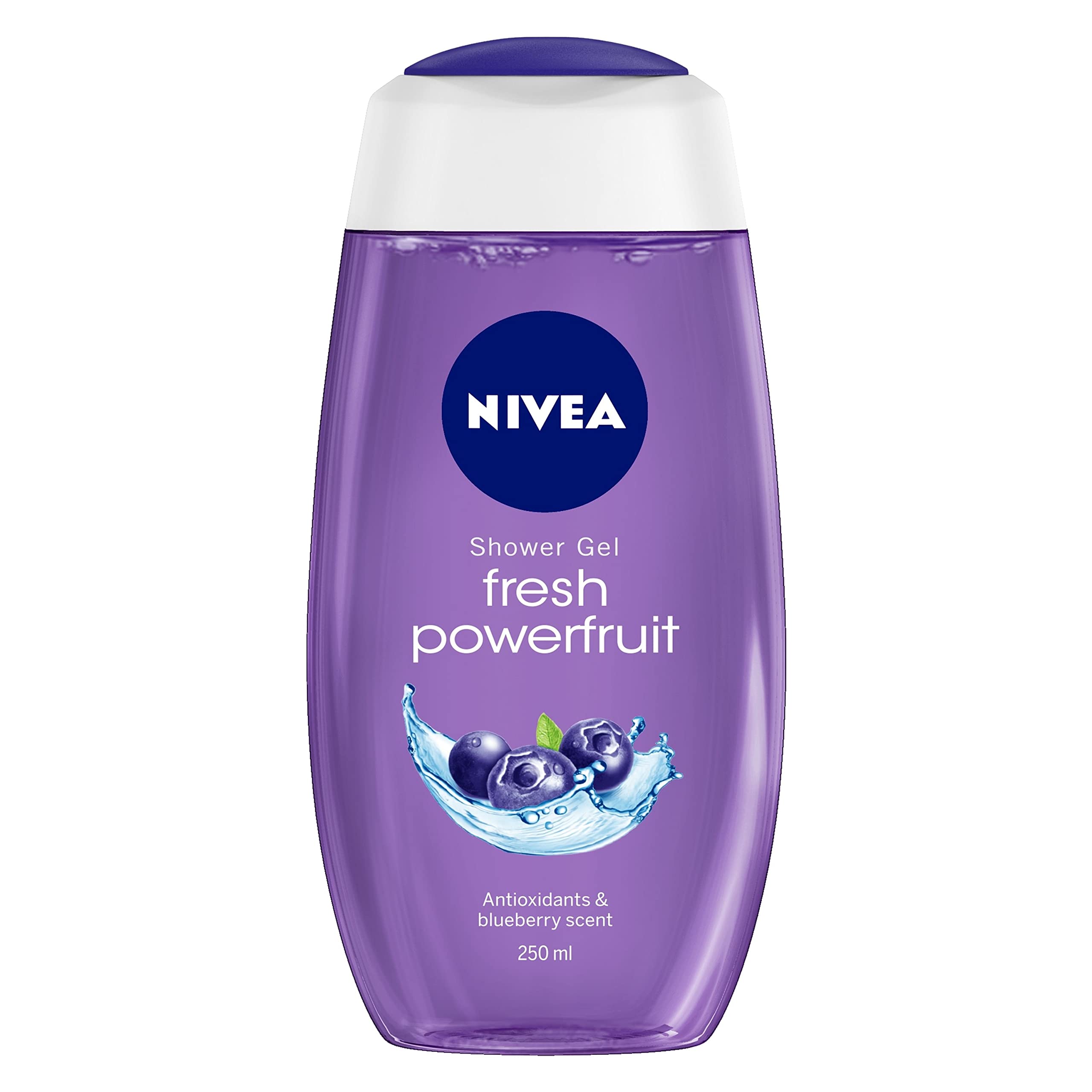 NIVEA Body Wash, Fresh Powerfruit Shower Gel, with Antioxidants & Blueberry Scent, 250 ml-image-38