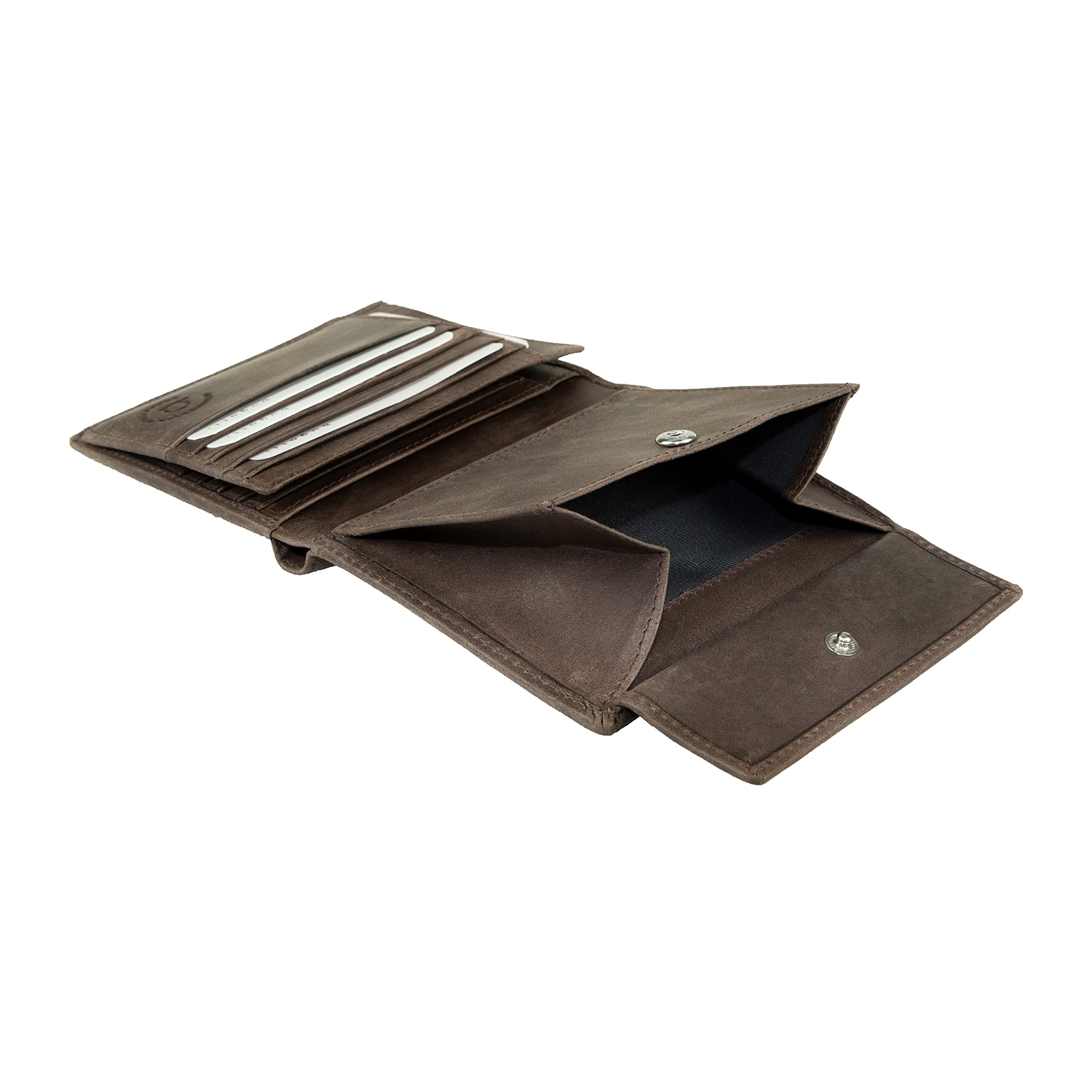 bugatti Volo Portafoglio Uomo Pelle 10 Scomparti, Verticale