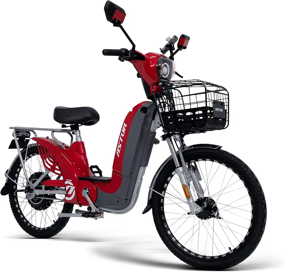 Bicicleta Elétrica 800w Astur com Acelerador E-Vibe 48V 15AH