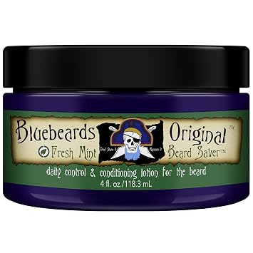 Bluebeards Original Beard Balm Leave-In Conditioner for Men Fresh Mint 4 oz