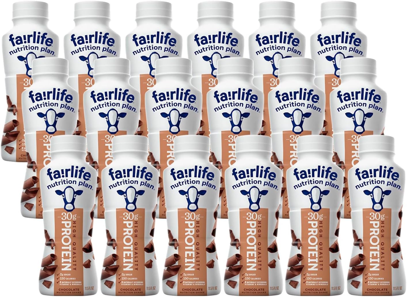 Fairlife Protein Shake Chocolate 11.5 fl oz (18 ct)