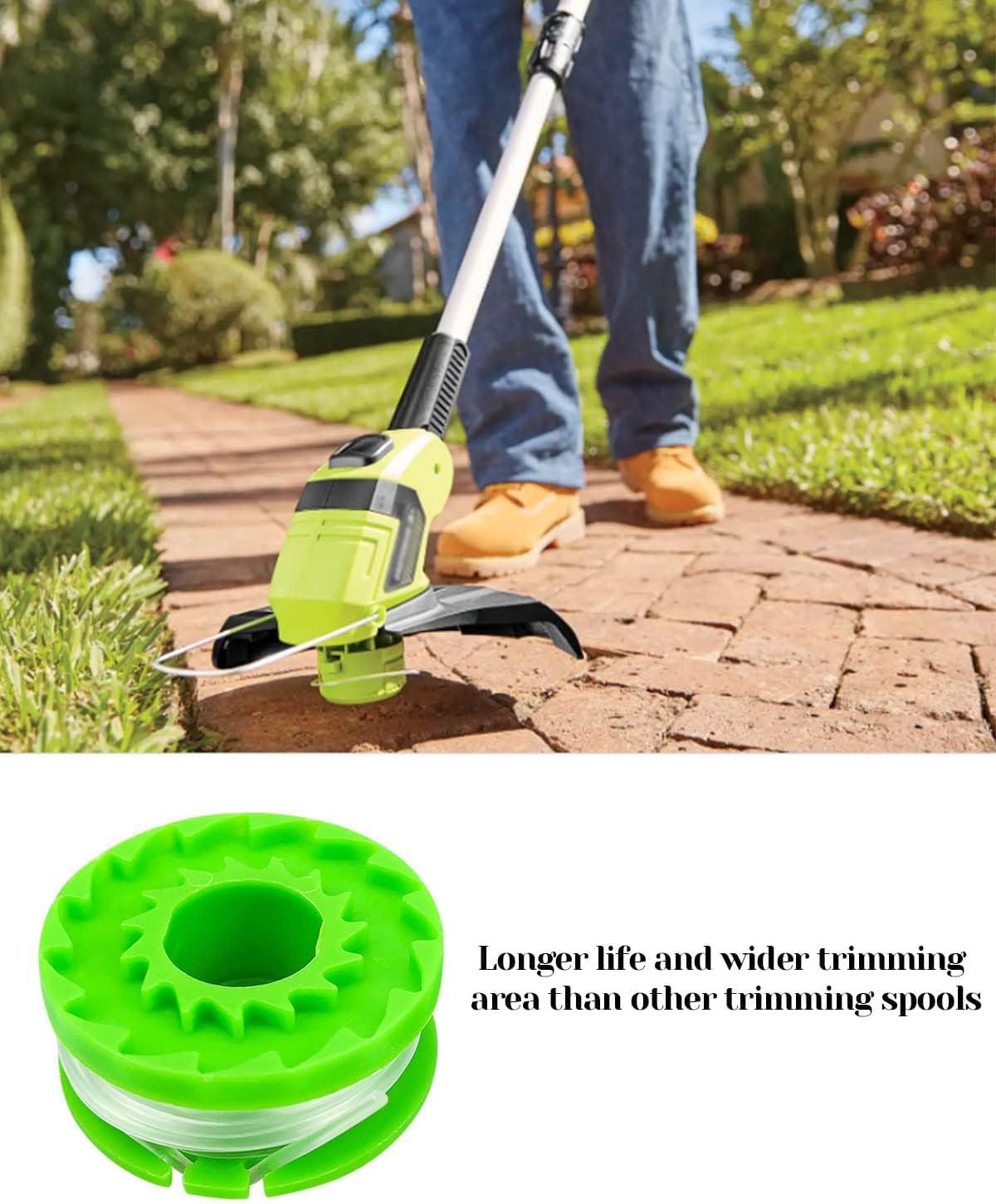 RS90121 Trimmer Spool Line Fit for Earthwise Trimmer Models LST02010 LST02212 LST10012 CST00012 CST12010 Str Replacement 0.065 Inch Line Spool