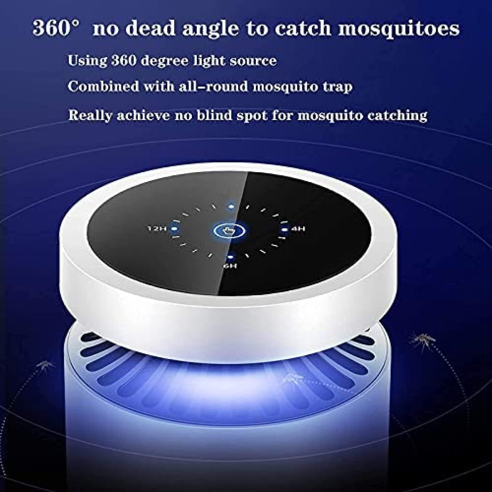 Lámpara Antimosquitos, Luz Repelente, Repelente De Mosquitos para Dormitorios Domésticos, Mata Mosquitos Recargable para Interiores, Succionador De Mosquitos Enchufable, Utilizado para Mata
