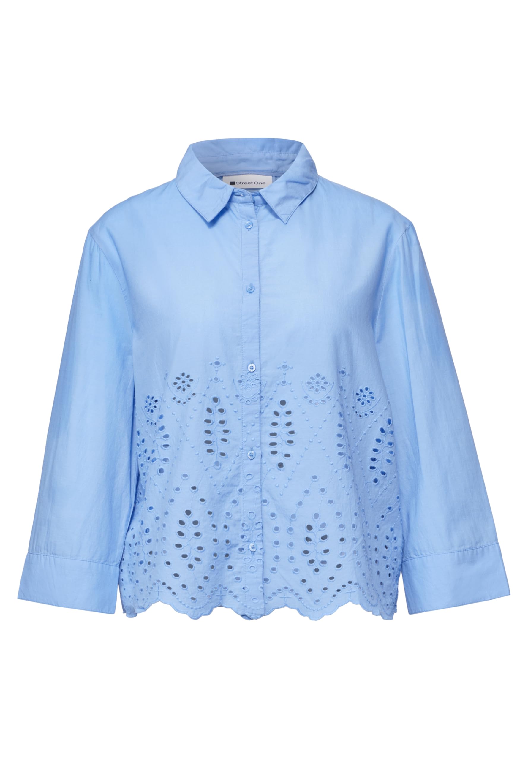 Street One 3/4-Arm Bluse mit Shiffleydetails