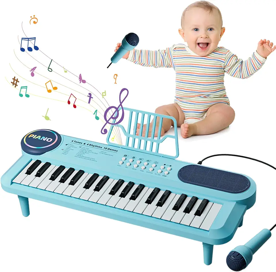 Keyboard Piano for Kid, 37 Keys Baby Piano Music Keyboard...