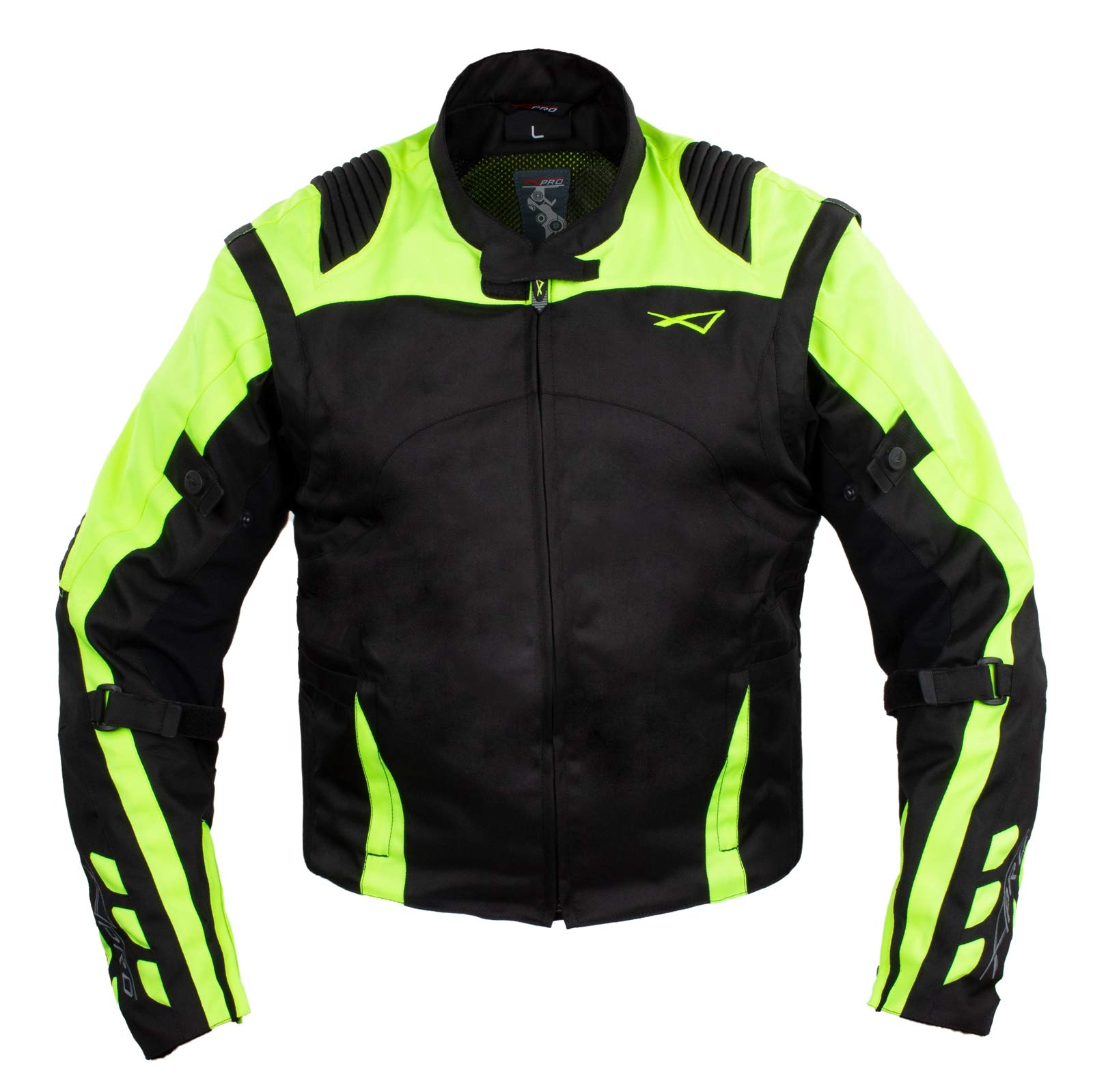 Giacca Moto Tessuto Cordura Manica Staccabile Racing Sport Touring Scooter