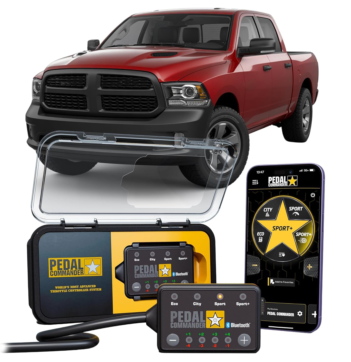 PEDAL COMMANDER for Dodge Ram 1500 2007-2018 Throttle Response Controller