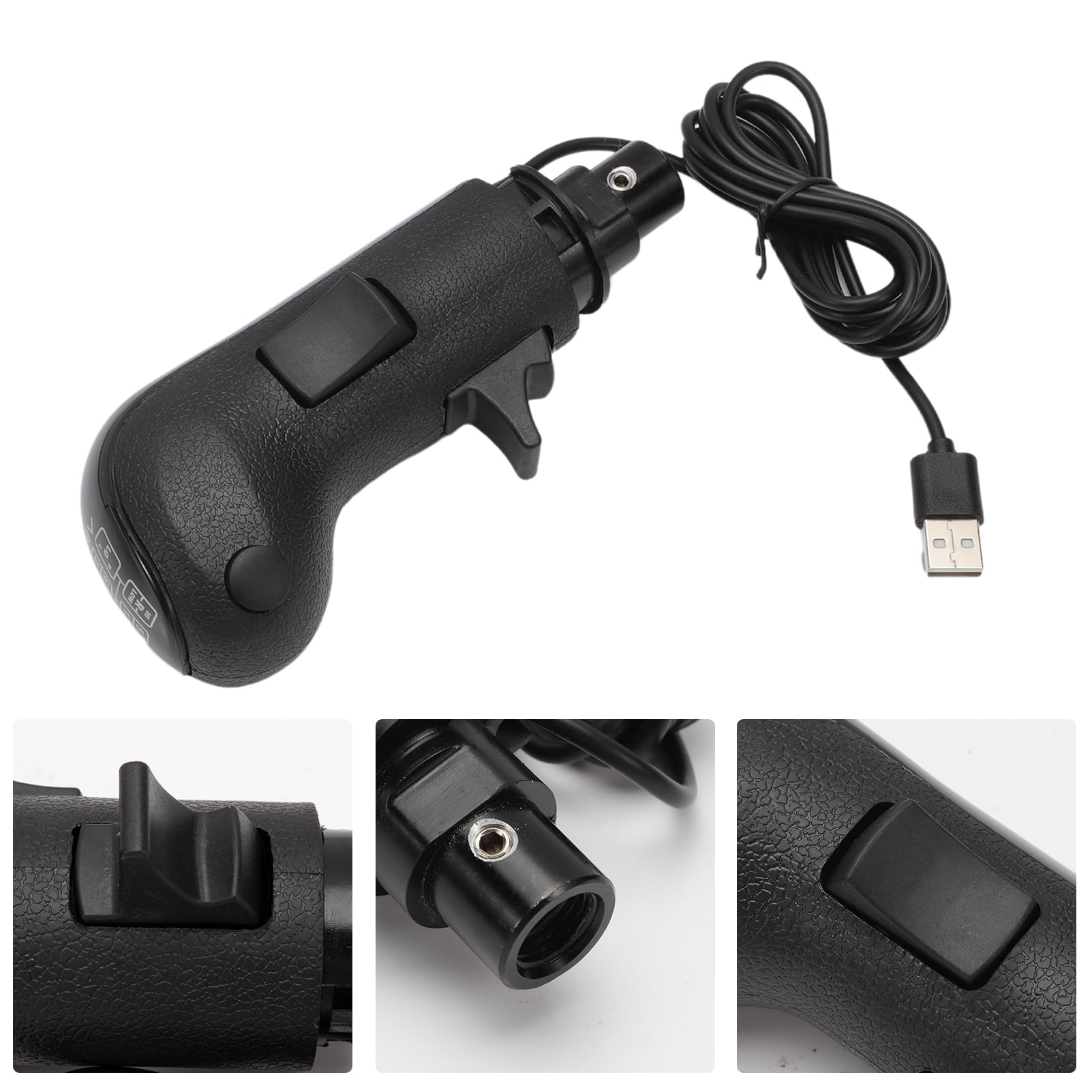 MangWany PC USB Gear Simulator Schaltknauf passend für Logitech G923 G29 G27 G25 TH8A Simracing Racing Shifter