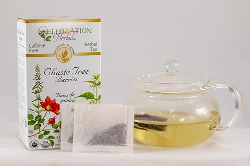 Miniatura 3 de Celebration Herbals té de bayas de árbol orgánico Chaste, 24 bolsas