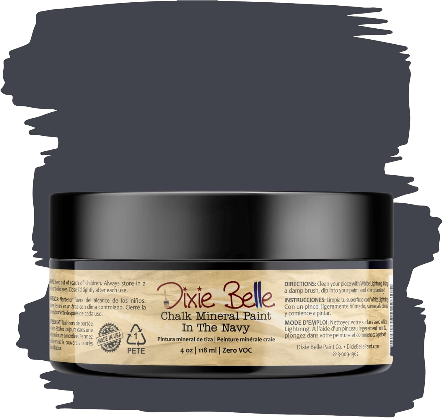 Dixie Belle Paint Company Chalk Finish Furniture Paint In the Navy