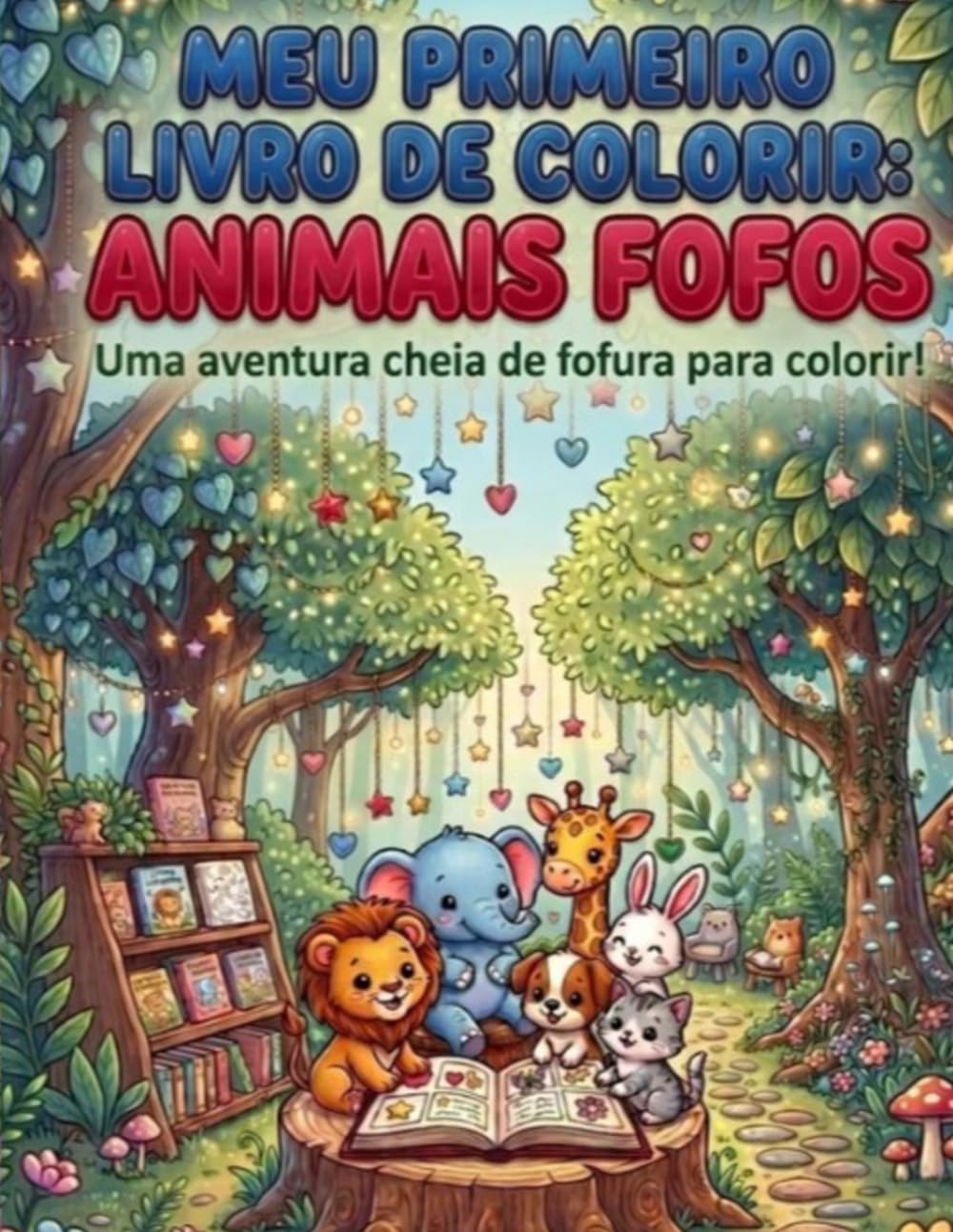MEU PRIMEIRO LIVRO DE COLORIR: ANIMAIS FOFOS: Uma aventura cheia de fofura para colorir!