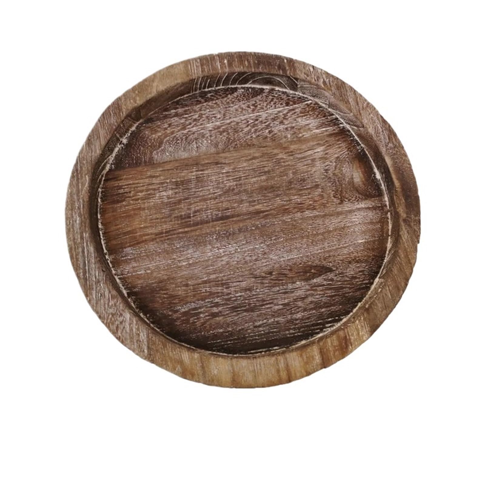 Bandeja de Madera para Servir (2 Unidades), Ideal para almacenar Frutas, Aperitivos y Frutas, Multiusos, Ideal para Bodas, Fiestas, hogar y Cocina (29 x 29 x 2,5 cm).