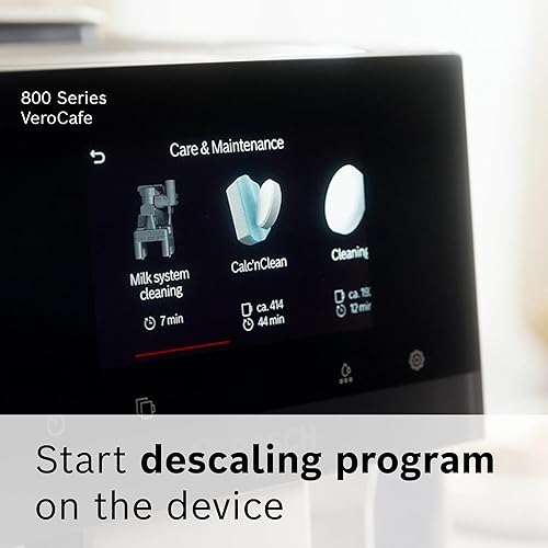 Miniatura 4 de Bosch Tabletas descalcificadoras originales TCZ8002US, 3 tabletas por paquete, 2 en 1, elimina la cal y protege contra la corrosión VeroCafe