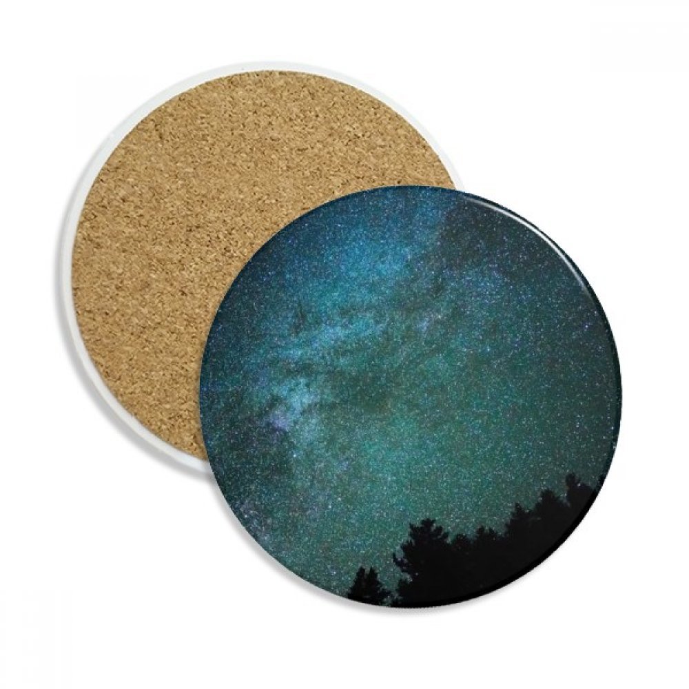 Coaster en céramique haut de gamme Galaxy Stars - Porte-pierre d'exception