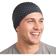 Skull Cap - Skull Caps for Men - Motorcycle and Bike Helmet Liner - Hard Hat Cooling Hats - No Sweat Head Caps