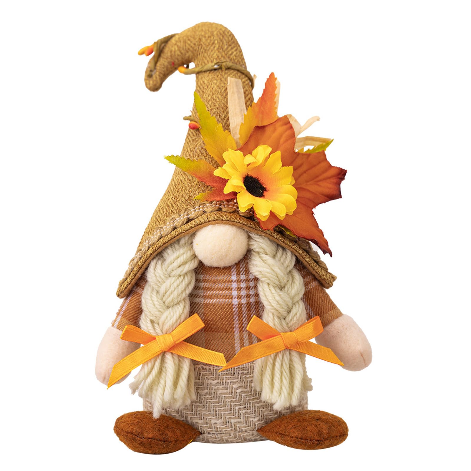 Thanksgiving Table Decoration Beautiful Table Decorative Thanksgiving No Face Toy With Bendable Hat For Holiday Bedroom Accent