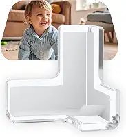 Protetor de Quina para Bebê Silicone Transparente Flexível Kit 10 Peças Segurança Infantil Idoso Anti Impacto Fácil Instalação Móveis Mesa Rack Armário