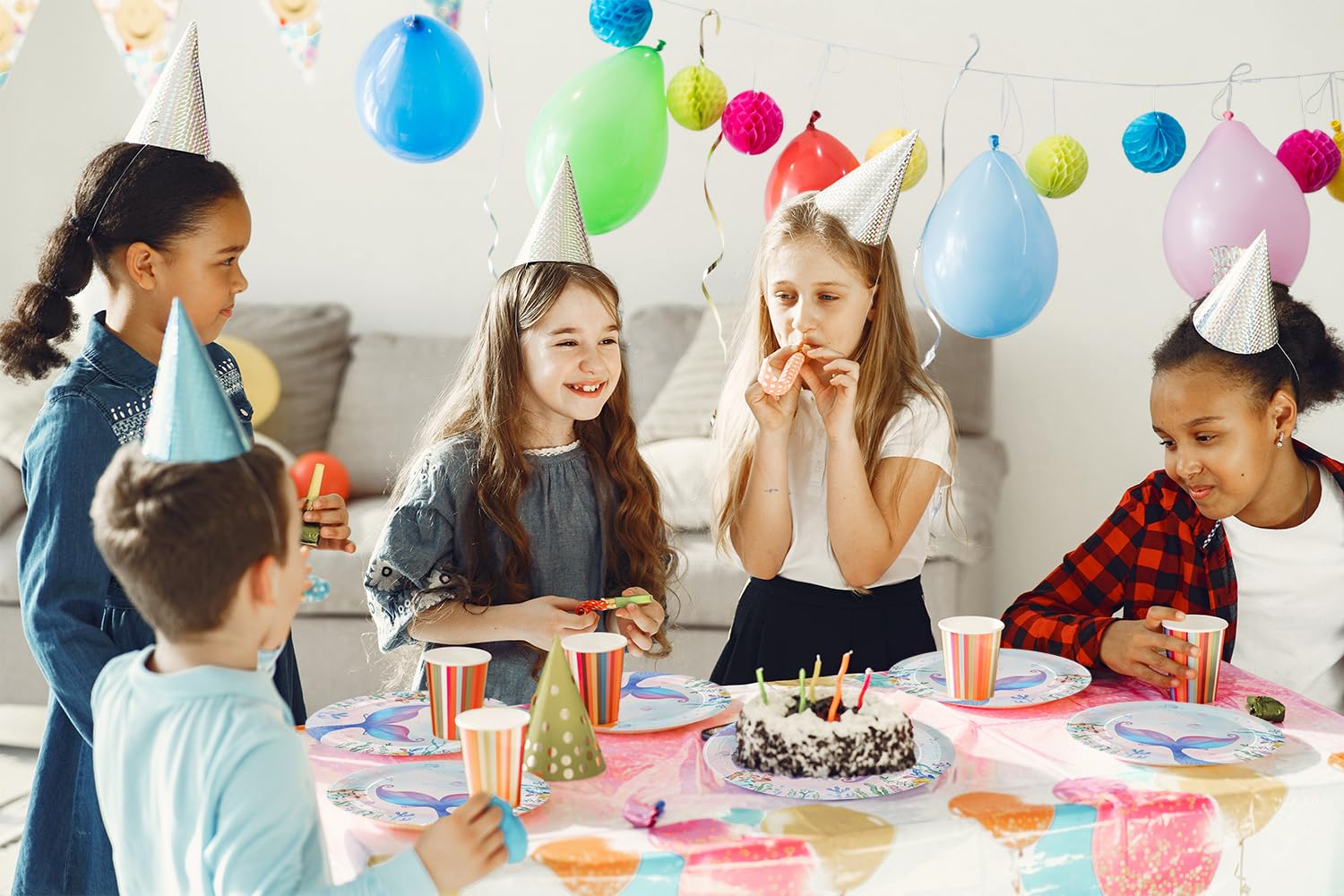 Mienocol 16-teilige Meerjungfrau-Pappteller (22,9 Cm) – Biologisch Abbaubares Einweg-Geschirr Für Unterwasser-Mottopartys, Kindergeburtstage & Babypartys Mienocol 16-teilige Meerjungfrau-Pappteller (22,9 Cm) – Biologisch Abbaubares Einweg-Geschirr Für Unterwasser-Mottopartys, Kindergeburtstage & Babypartys
