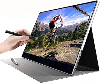 Portable Monitor 4K/1080P Portable Monitor 15.6'' FHD HDR Computer Display with Hand Drawn Function USB-C HDMI External Monitor for Laptop PC Phone Mac Xbox PS4 Switch for Home, Office (Size : 1080P