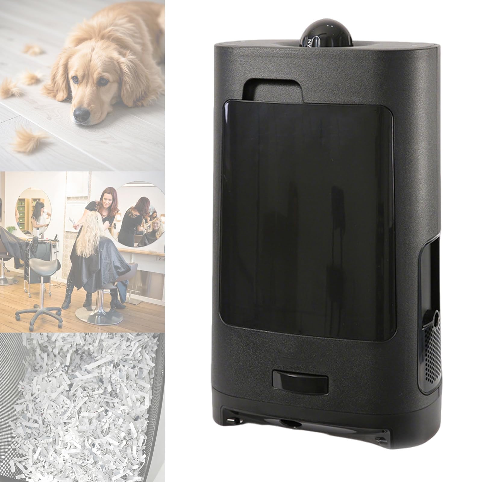 XUFWANYE Touchless Vacuum Automatic Dustpan with HEPA Filter, Hair Vacuum for Salons Pet Hair Food Dirt Home Kitchen, 2.7L Large Capacity Electric Dustpan Canister Vacuum Cleaner