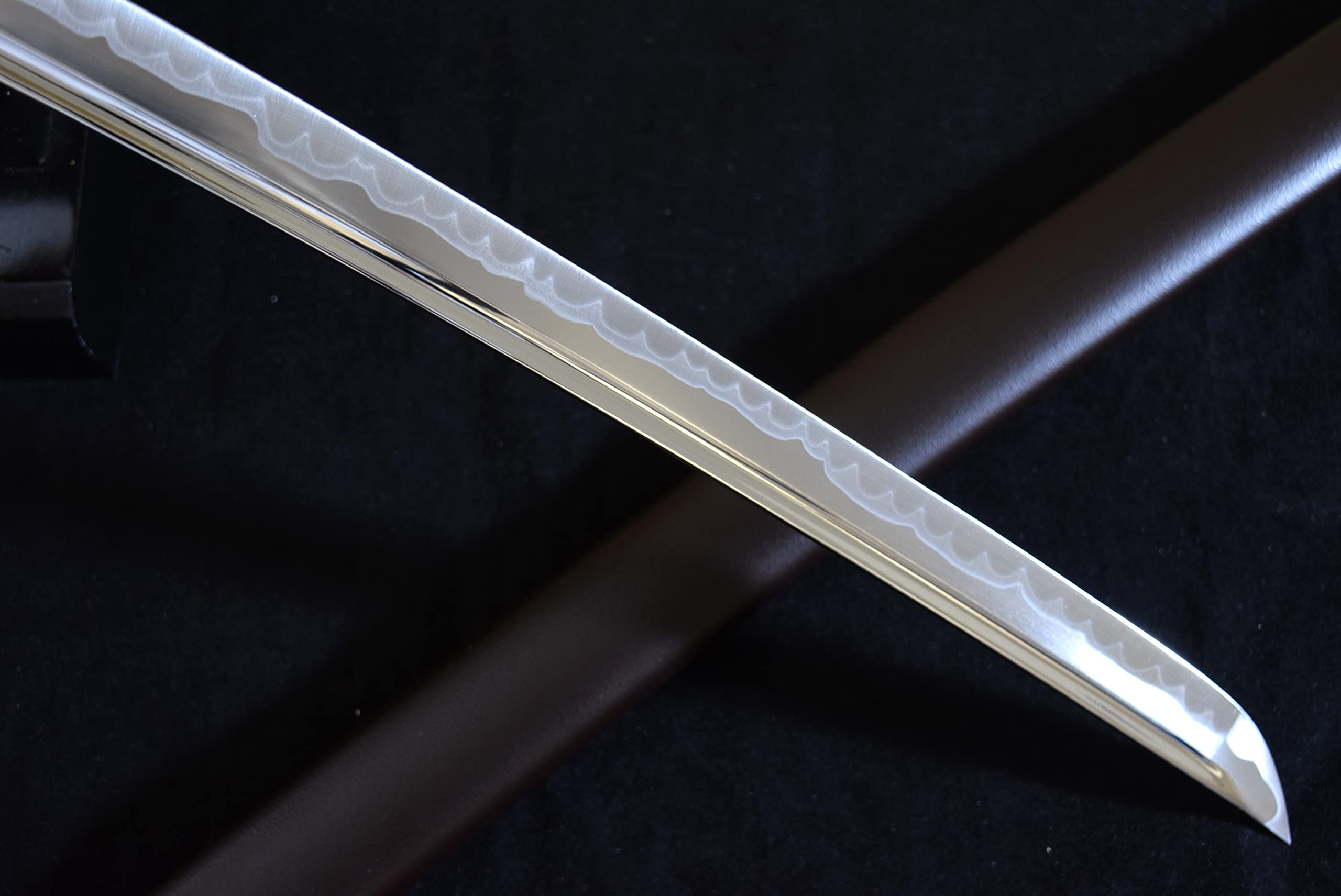 高級模造刀高級居合刀優波紋亜合金刀身名刀居合刀朱拵え