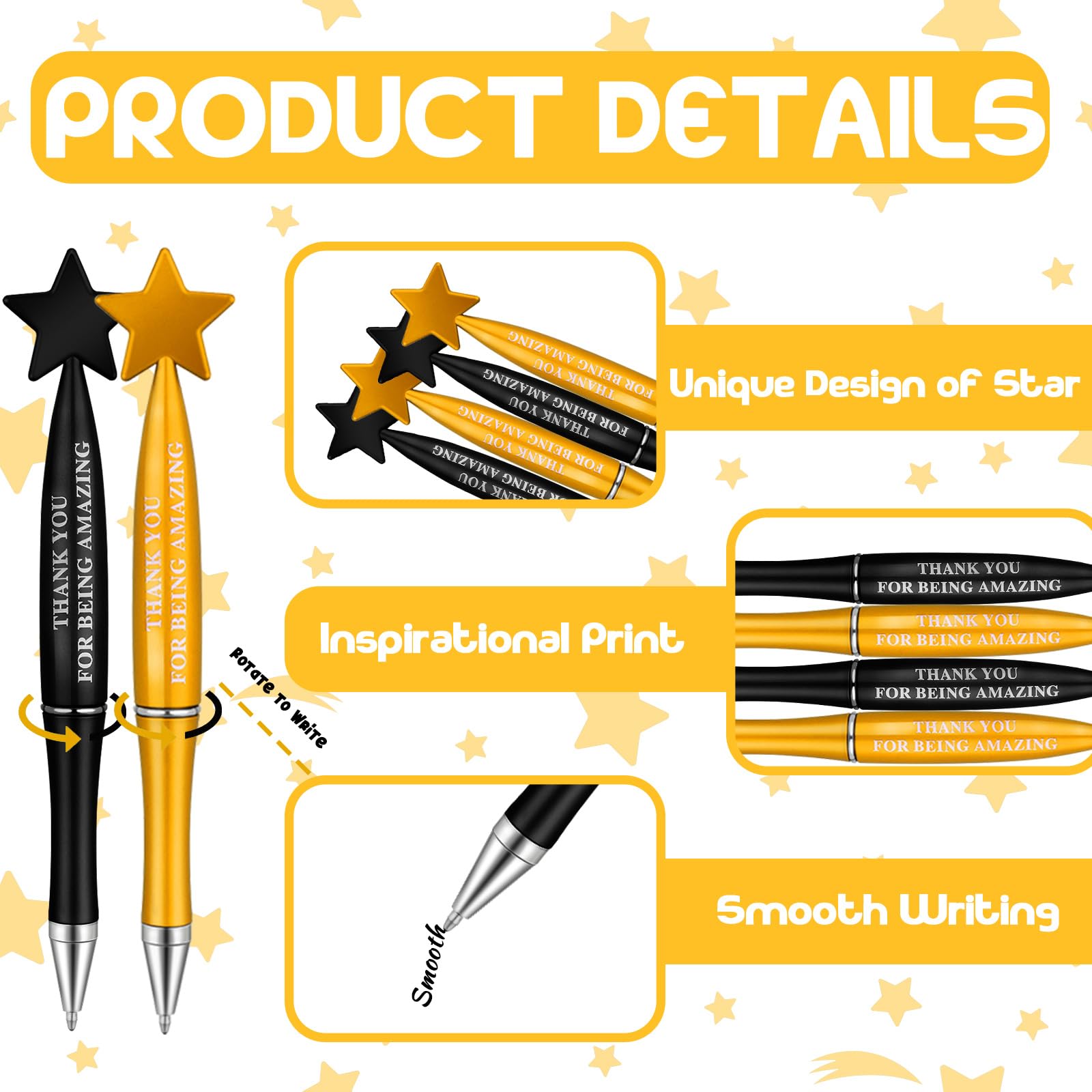 Snapklik.com : Yeaqee 36 Pcs Employee Appreciation Gifts Bulk Thank You ...