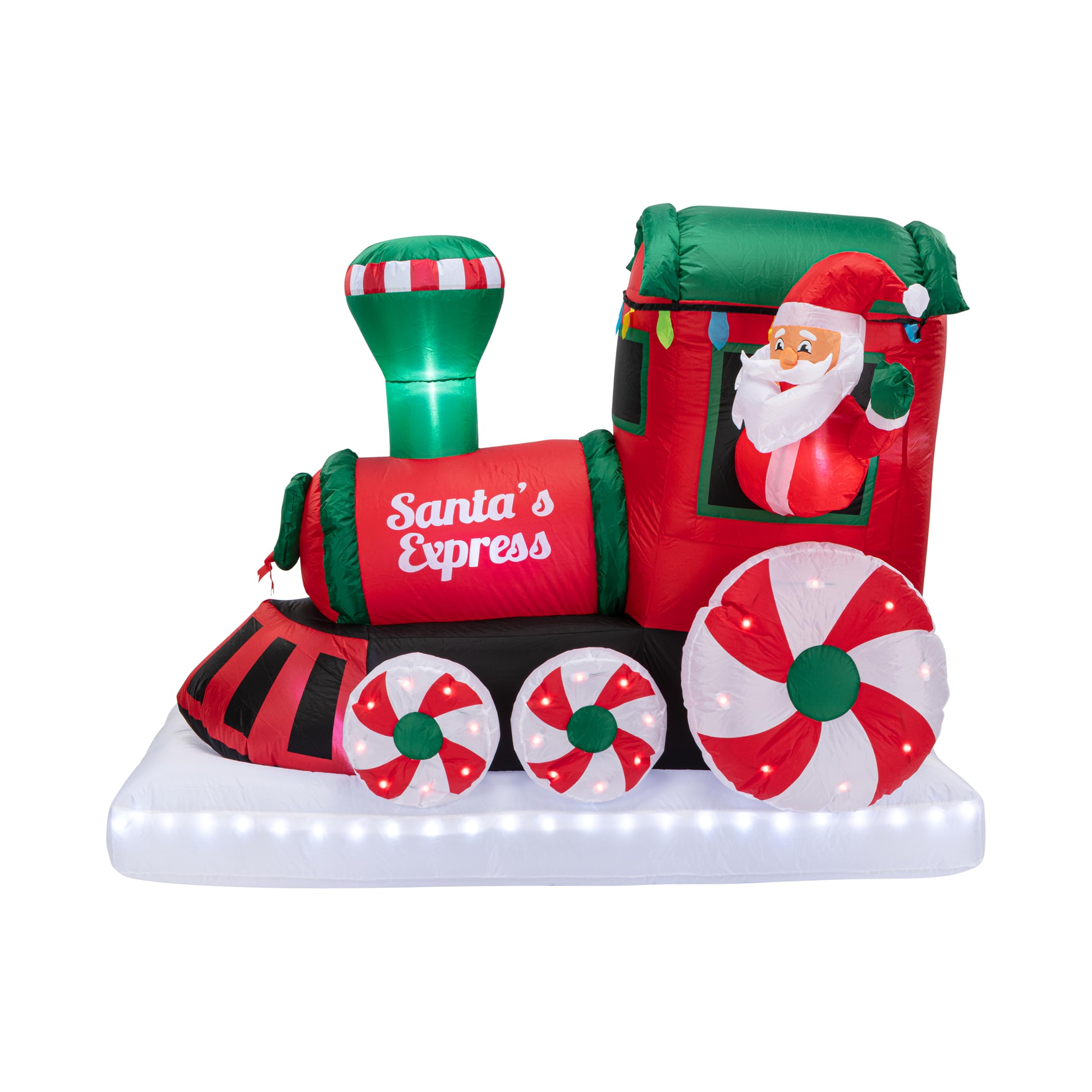 Amazon.com: Mr. Christmas 6 ft. Outdoor Lit Inflatable - Santa's