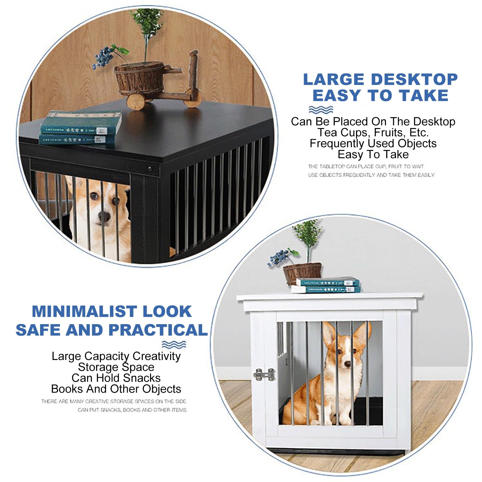 Amazon | 頑丈 ウッディサークル 犬小屋 柴犬 長方形 犬用ケージ 小型
