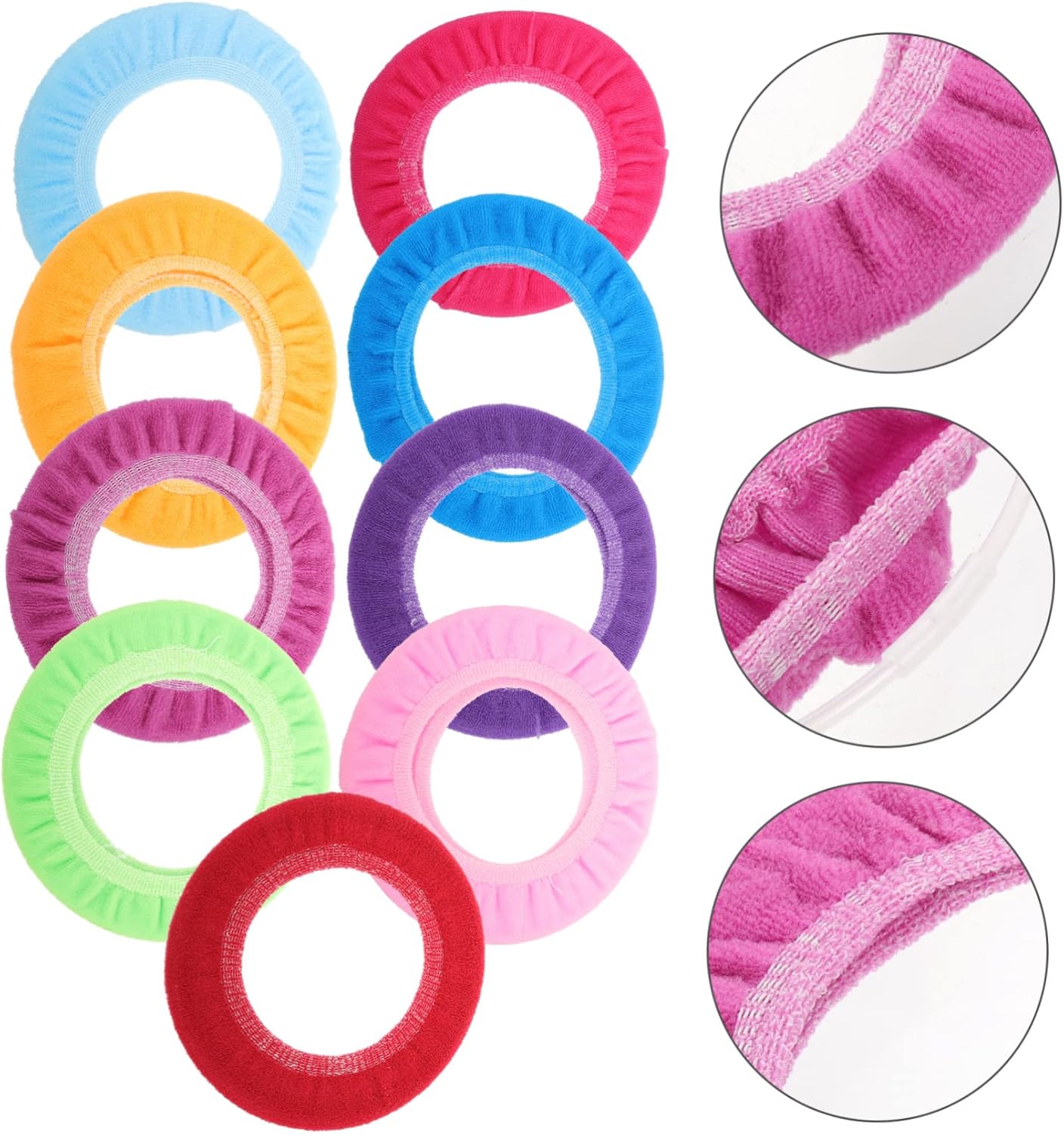 9pcs Washable Toilet Seat Cover Cushions Soft and Warm Bathroom Accessory for Comfort Portable and Skin-Friendly Design for Home and Travel Use