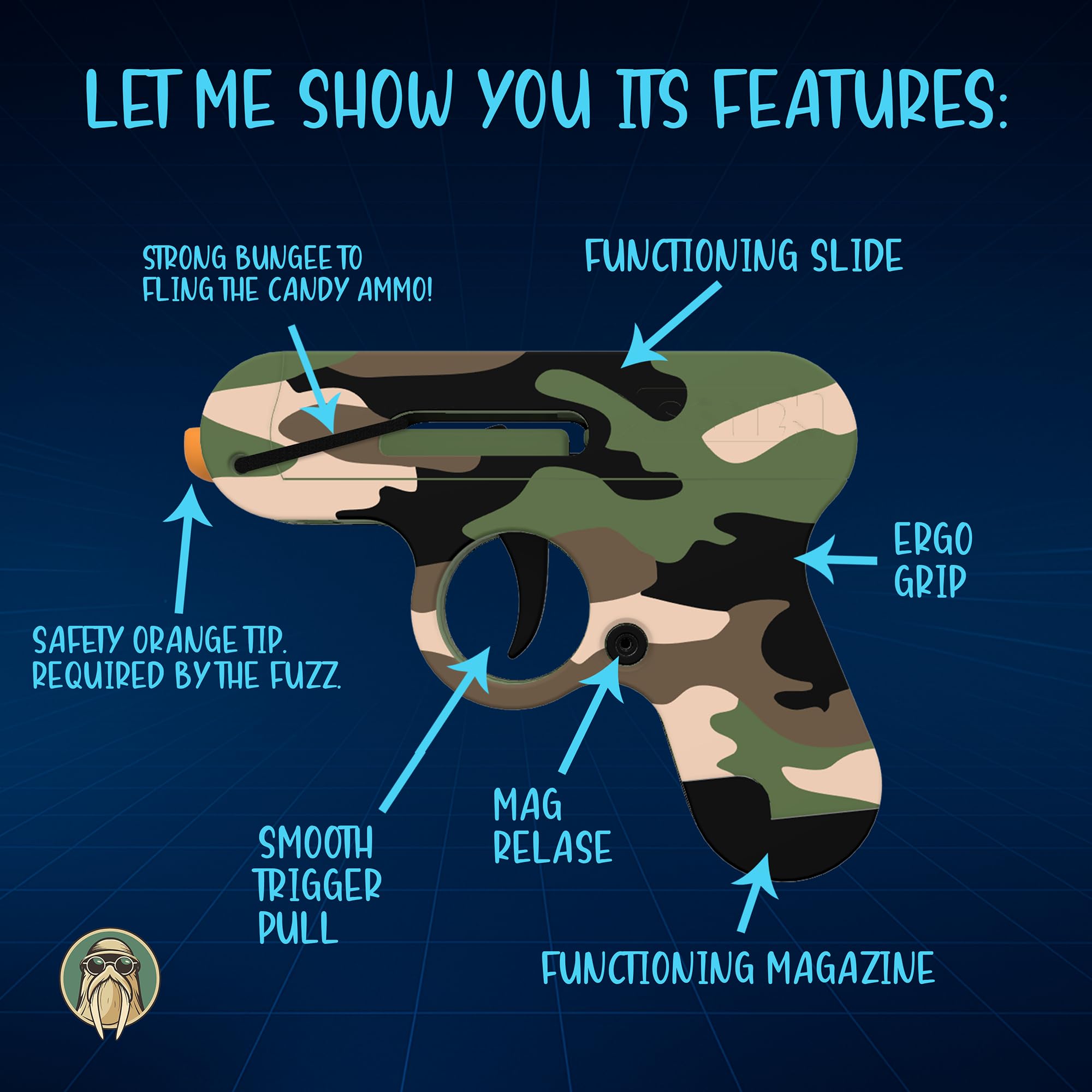 Amazon.com: Toy Gun that Shoots Candy - The Smartee Shooter
