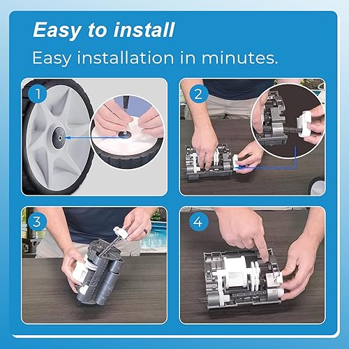 Miniatura 5 de Piezas de repuesto para limpiador de piscinas Pentair 360289 - Kit de accionamiento izquierdo, repuesto para Pentair Kreepy Krauly Rebel Warrior