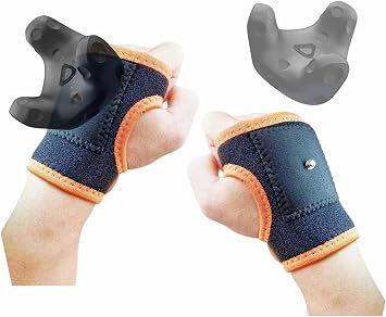 VR Tracker Straps Palm 2 in 1New Model for 2025, for Vive Tracker,Vive Ultimate Tracker,Tundra Tracker vr Game Full Body Tracking Belt