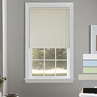 Vista 1 de Mini ventana horizontal sin cordón de aluminio de 1 pulgada, persianas venecianas para oscurecer la habitación, persianas y persianas venecianas