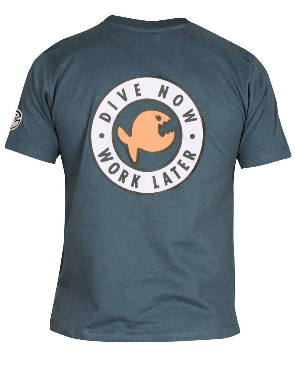 IQ-UV Men's Iq Dive Now Work Later Classic T-Shirt