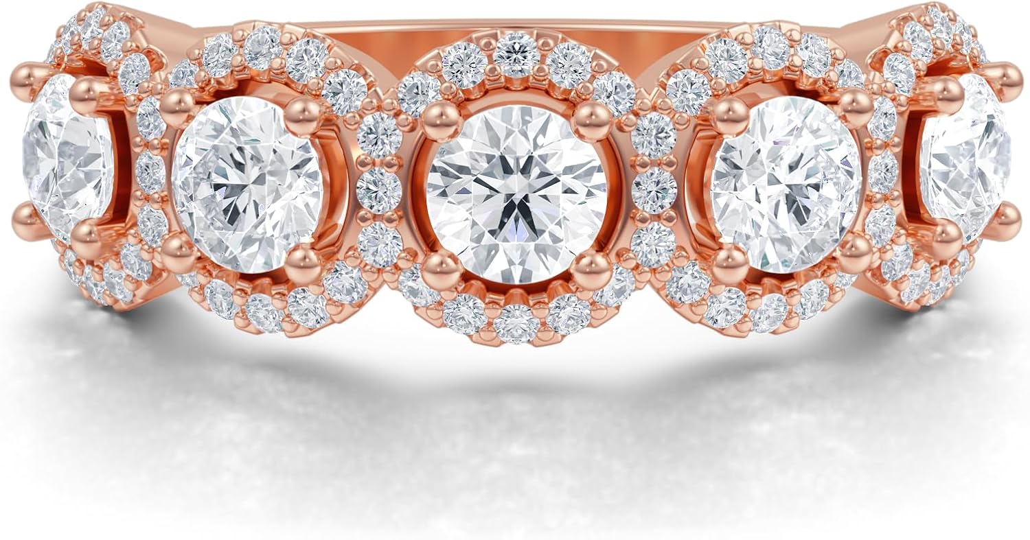 14K GOLD 1.50CT LAB GROWN DIAMOND BAND